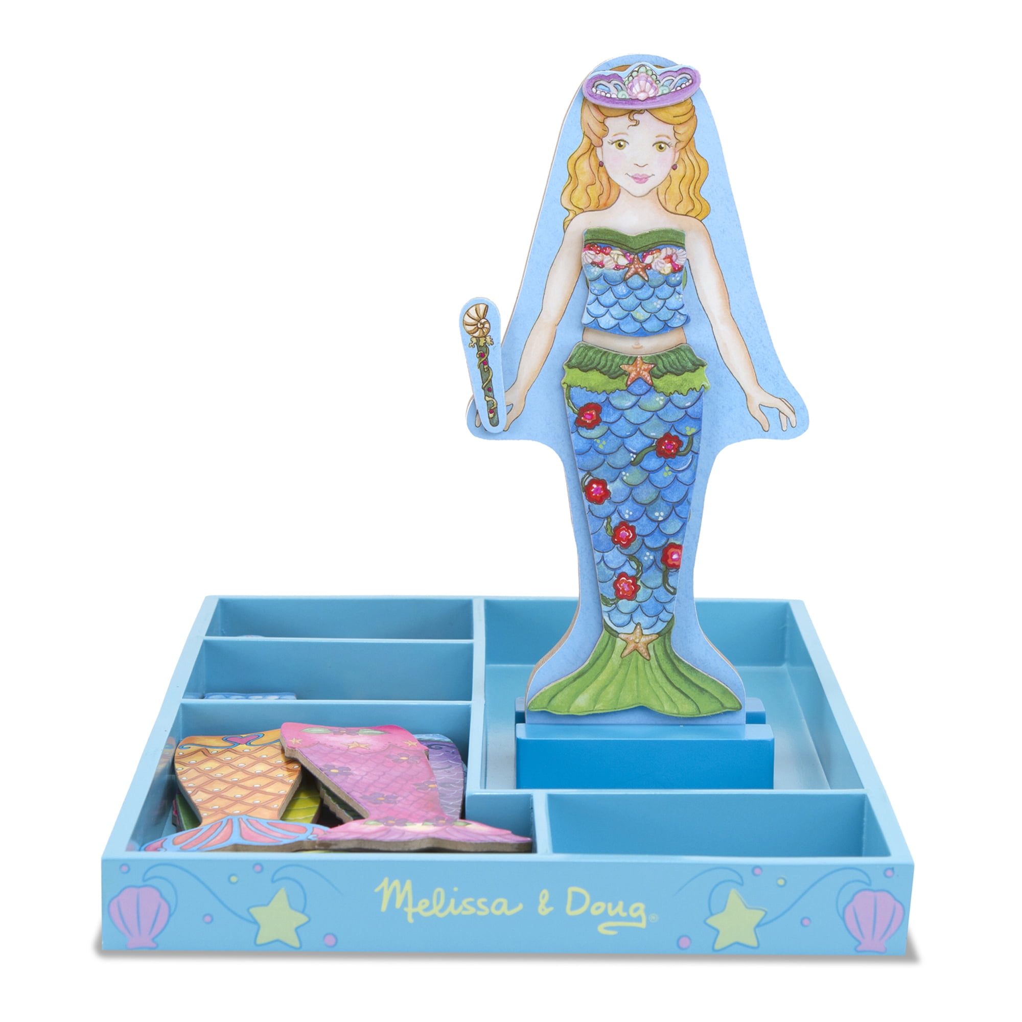 melissa and doug magnetic wooden dress up dolls