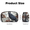 thumbnail image 5 of Crow Oxford Fabric Waterproof Portable Hard Drive Bag and Case with Cord Storage and Travel Charger Organizer for Electronic Devices - 5.9x9.44x3.14 in, 5 of 6