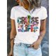 thumbnail image 1 of Camiseta de manga corta con cuello redondo y estampado de letras "Cruise Life", ideal para verano y primavera. Ideal para adultos, hombres, mujeres, adolescentes y jóvenes., 1 of 6