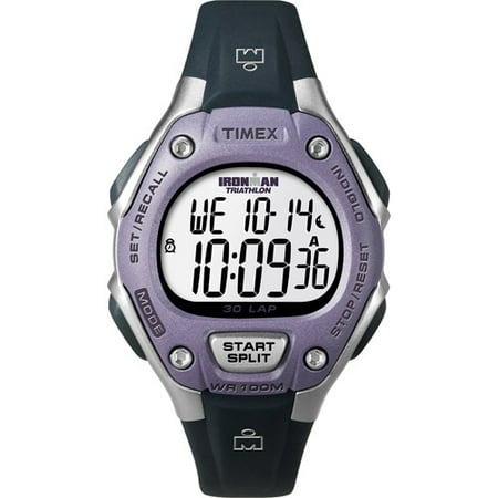 Timex Women's Ironman Classic 30 Mid-Size Watch, Black Resin Strap