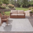thumbnail image 3 of SAFAVIEH Courtyard Finola Geometric Indoor/Outdoor Area Rug, Ivory/Beige Grey, 8' x 10', 3 of 11