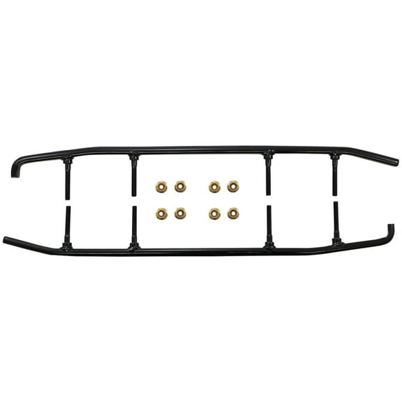 Woodys Standard Black Snowmobile Wear Bar Runners (RUY-6580)