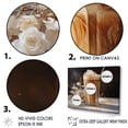 thumbnail image 3 of Designart "Dreamy Frozen Coffee Frappe I" Coffee Canvas Wall Art, 3 of 7