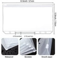 thumbnail image 3 of Clearance! beishanbush Home Decor A5 Binder Pockets Plastic Binder Zip Document Holders Waterproof Loose Leaf One Size Multi-Color, 3 of 5