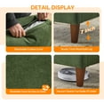 thumbnail image 2 of Ktaxon Fabric Accent Chair, Reading Armchair with Removable Cushion, Single Sofa with Extra Seat Depth for Living Room Bedroom Green, 2 of 10