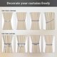 thumbnail image 5 of 2 Pieces Magnetic Curtain Ties - Long Pearl Ball Curtain Magnetic Ties, European Curtain Clip Cord Holder, 5 of 5