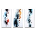thumbnail image 2 of Designart "Passion Found Turquoise and Red Ink Cloud" Abstract Painting Framed Wall Art Set Of 3 - Turquoise Modern Frame Gallery Set For Office Decor, 2 of 6