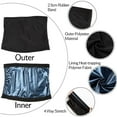 thumbnail image 3 of POP CLOSETS Sweat Sauna Waist Trainer Band For Women Weight Loss Waist Cinchers Workout Body Shaper Belt, 3 of 7