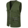thumbnail image 1 of MenMulti-pocketUtilityVestFishingWaistcoatHikingGiletJacketCoat, 1 of 2