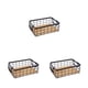 thumbnail image 4 of Advancent Cesta de alambre, rejilla metálica, almacenamiento de cosméticos de escritorio, multiusos con asas, organizador de cocina para baño, Type2 NO2, 4 of 6
