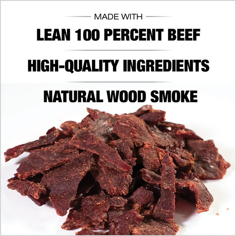 2 pack) Old Trapper Teriyaki Beef Jerky 10oz Resealable Bag
