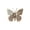 B-Bronze, variant on Solid Copper Bird Bath Cleaner with Wave Maker – Vintage Wing-Shaped Disc for Garden, Yard, Pond Water Agitator