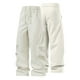 thumbnail image 1 of Pantalones largos para hombre, color liso, informales, lisos, a la moda, para exteriores, rectos, cortavientos, de poliéster, 1 of 6