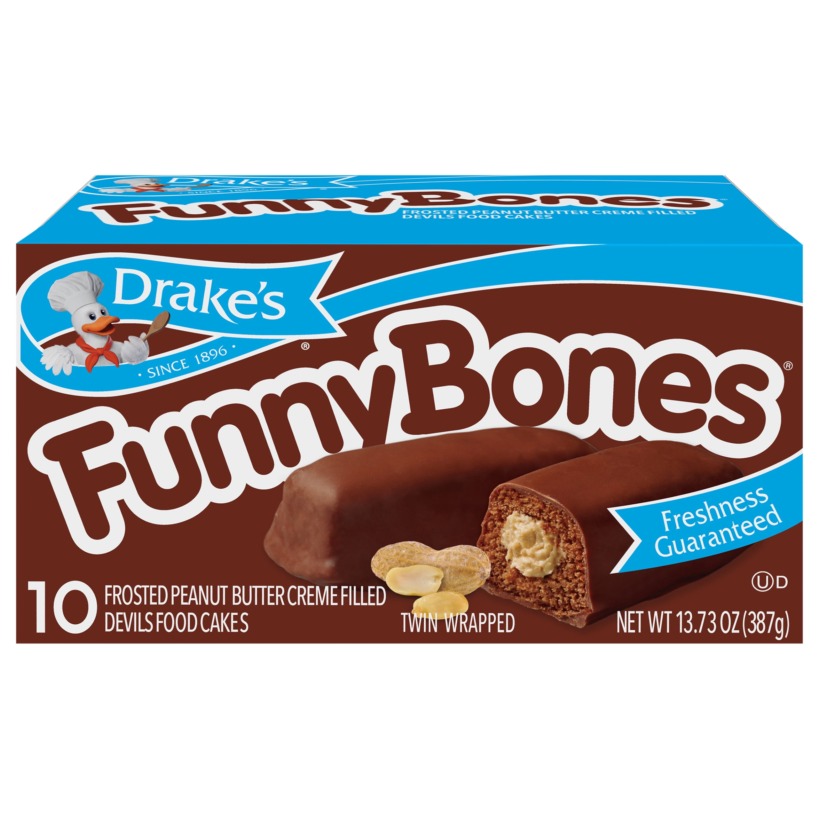 Drake's Funny Bones, 10 Count, 13.73 oz