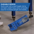 thumbnail image 6 of Kreg K4 Pocket Hole Jig - Adjustable, Versatile Jig for Strong Joints - Woodworking Tool - Create Perfect, Rock-Solid Joints - Easily Adjustable Drill Guides - For Materials 1/2" to 1 1/2" Thick, 6 of 10
