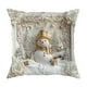 thumbnail image 1 of Cushion Cases, Throw Pillow Covers, 18x18 White Christmas Theme Decorative Holiday Style Sofa Bed Couch Covers, Duvet Covers, Bedding Decor, Festive Home Decor, Easy Wash, Soft Fabric, for Living, 1 of 8