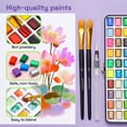 thumbnail image 5 of ARTISTRO 100 Color Watercolor Paint Set - Portable Paint Art Kit with Palette and Brush Pens - Travel Water Color Set for Adults, Professionals, Kids - Art and Painting Supplies - Gift Idea, 5 of 5