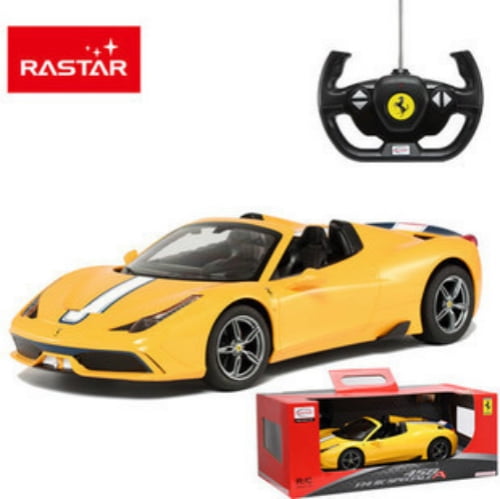 RC Radio Controlled Ferrari Yellow 1:14 scale High detail Working Lights Hi Spec 
