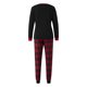 thumbnail image 2 of Pijama de Navideño para padres e hijos, traje de pantalón largo con blusa impresa en letras de manga larga ; Mamá-S, 2 of 4