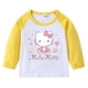 thumbnail image 4 of Camiseta de algodón de Hello Kitty para chico de otoño, camiseta de manga larga con cuello redondo y dibujos animados, ropa para niños y niñas, 4 of 4