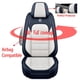 thumbnail image 2 of Fundas de asiento de coche de piel de napa, lisas como el hielo, impermeables, 5 asientos, 2 of 7