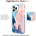 thumbnail image 3 of JAHOLAN Compatible with iPhone 13 Pro Max Case Gold Glitter Sparkle Marble Design Clear TPU Bumper Shockproof Soft, 3 of 5