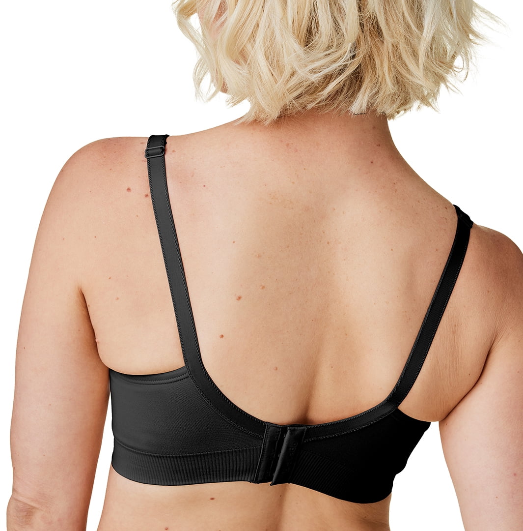 BRAVADO! DESIGNS Sustainable Nursing Bra | Body Silk Seamless | Black | XXL