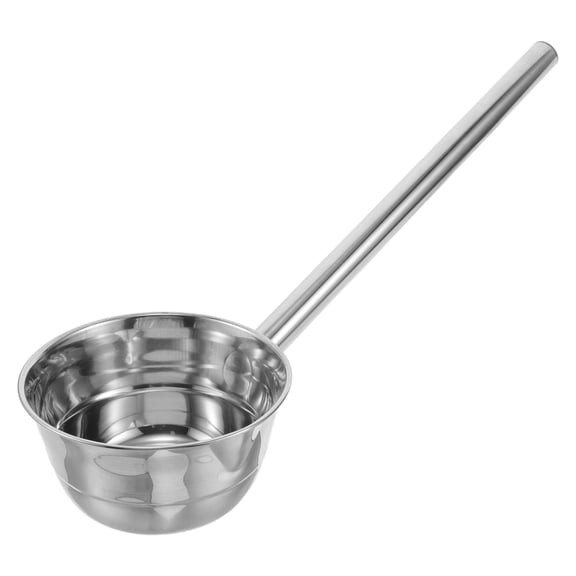 NIAIZEK Deep Large Stainless Ladle with Wear Resistant Metal Scoop for Sauce