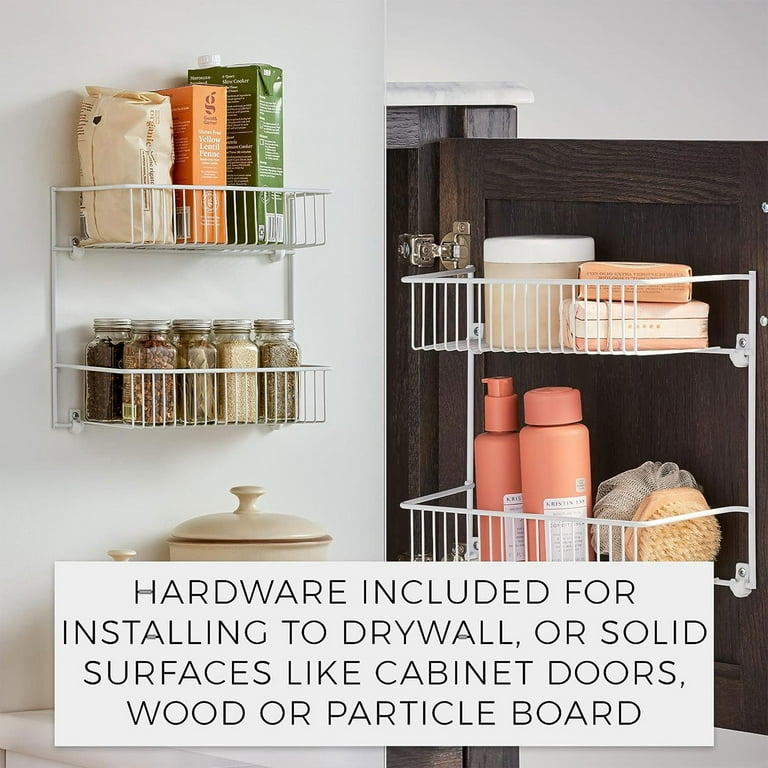 ClosetMaid Adjustable 3 Shelf Spice Rack for Cabinet/Wall Mount