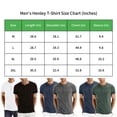 thumbnail image 4 of Vicojack Men's Henley T-Shirts 3-Button Placket Short Sleeve Plain Casual Summer Tee, Pack of 2 (M-XXL), 4 of 9