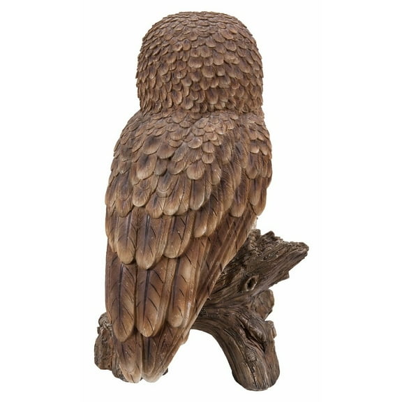 Hi- Line Gift 87717-C Brown Owl On Stump Statue