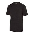thumbnail image 2 of Augusta Shadow Tonal Heather Training Tee 2900 Black M, 2 of 3