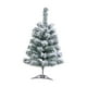thumbnail image 1 of Árbol de Navidad con nieve flocada, decoración navideña, rama densa, adorno versátil 45 centímetros, 1 of 9