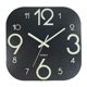 thumbnail image 2 of Reloj de pared de clásico de , con pilas, decoración de lámpara de , sin tictac, cuadrado para sala de Números grandes BLESIY reloj de pared silencioso, 2 of 8