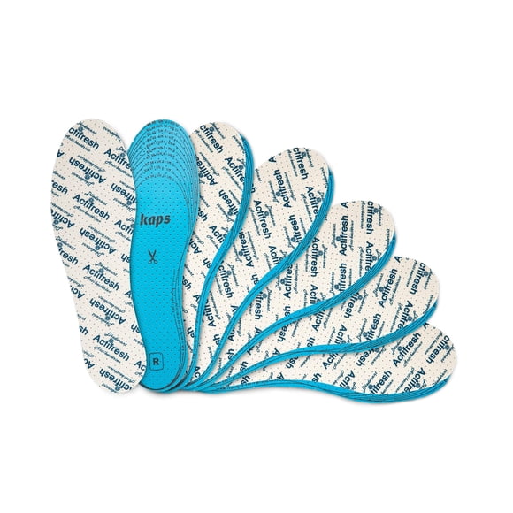 Plantillas para zapatos Kaps Actifresh Odor Control Freshness, 6 pares