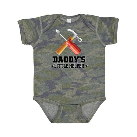

Inktastic Daddy Little Helper Outfit Tools Gift Baby Boy Bodysuit