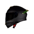 thumbnail image 1 of Casco Abatible Para Moto Kov Thunder Negro Dorado, 1 of 5