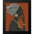 thumbnail image 2 of Adams, Emily 12x14 Black Modern Framed Museum Art Print Titled - Graceful Majesty I Spice Crop, 2 of 5