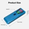 thumbnail image 3 of yeacher Portable EMF Meter with 5 LED Indicators for Home Appliance Magnetic Field Detection (Blue, 9V Battery Powered, Battery Not Included), 3 of 7