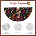thumbnail image 3 of Sikiie Music Notes Christmas Tree Skirt, Christmas Tree Decorations, Christmas Decor, Tree Mat Decoration(30-48IN)-36", 3 of 6