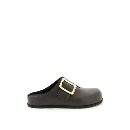 

Bally Leather Clogs With Buckle Women