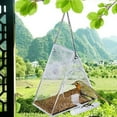 thumbnail image 3 of Cheers US Window Bird House Feeder for Wild Birds with Sliding Seed Holder and Extra Strong Suction Cups. Large Bird feeders Birdhouse Shape Fits for Cardinals, Finches, Chickadees etc., 3 of 7