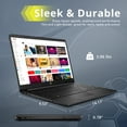 thumbnail image 4 of HP 15.6" FHD IPS Anti-Glare Laptop, Intel Celeron N4020 Processor, 8GB RAM, 256GB SSD, Intel UHD Graphics 600, True Vision HD Camera, Black, Windows 10 (S mode) with Office, Hotface 32GB USB Card, 4 of 9
