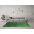 thumbnail image 3 of Ahgly Company Indoor Round Oriental Emerald Green Industrial Area Rugs, 5' Round, 3 of 4