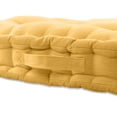 thumbnail image 5 of Better Homes & Gardens Corduroy Tufted Square Floor Cushion, Mustard Yellow, 5 of 7