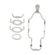 thumbnail image 5 of Arpa de lámpara DIY Repuestos de arpa de lámpara Kit de soporte de arpa de lámpara Pantalla de lámpara profesional argén, 5 of 9