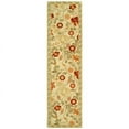 thumbnail image 3 of SAFAVIEH Chelsea Milton Floral Wool Area Rug, Ivory/Green, 3'9" x 5'9", 3 of 10