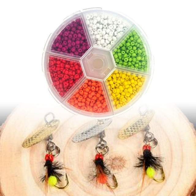Granos de Acrílico Perfecl para Atar Moscas de Tungsteno 3 mm Multicolor