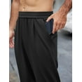 thumbnail image 4 of COOFANDY Mens Casual Sweatpants Open Bottom Lounge Pants Lightweight Baggy Workout Yoga Track Pants, 4 of 10