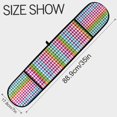 thumbnail image 3 of Dailycode Double Sided Oven Mitt with Loop Heat Resistant Kitchen Long Potholders 7" x 35" Rainbow Harlequin Squares, 3 of 6